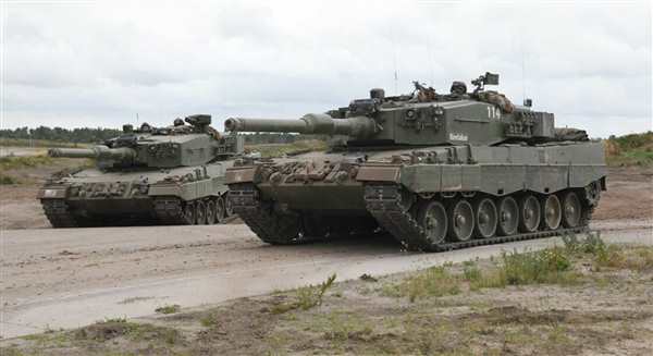 Раскраска для детского творчества Танк Leopard 2 A5
