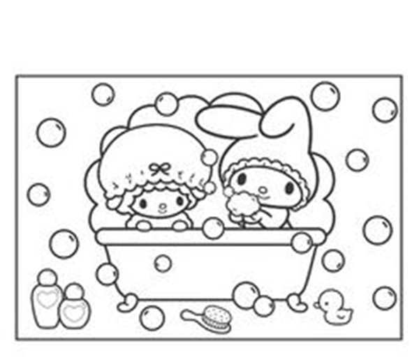 My Melody раскраска