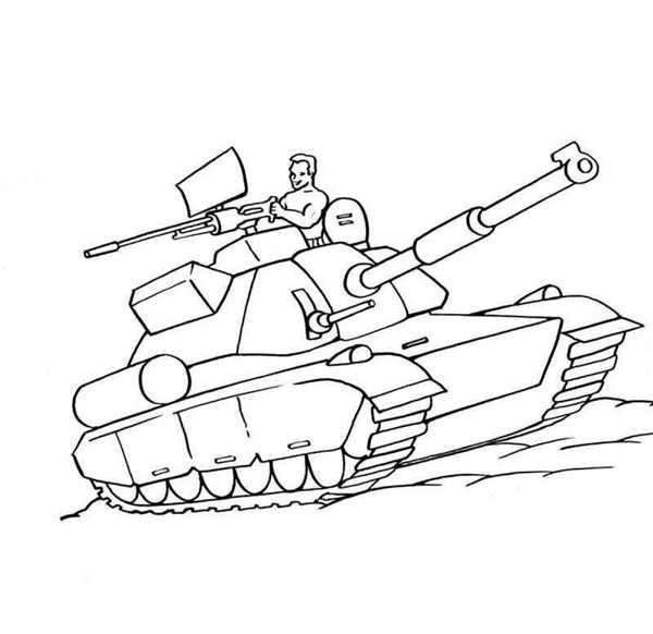 Раскраска танки