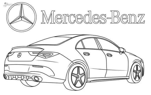 Раскраски Мерседес e63 АМГ