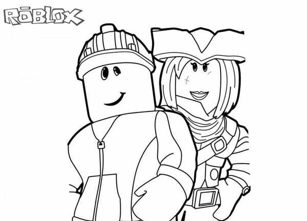 Roblox раскраска