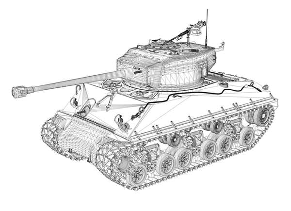 Т34 американский танк чертежи