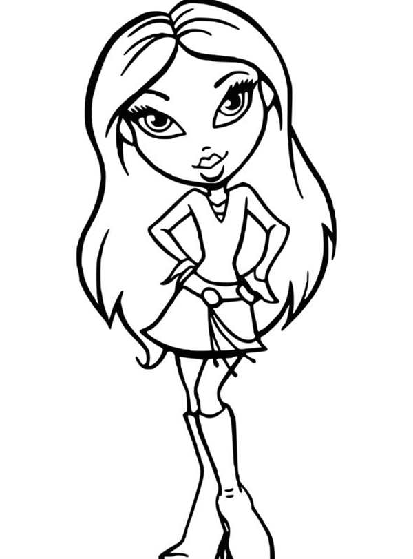 Bratz куклы раскраски