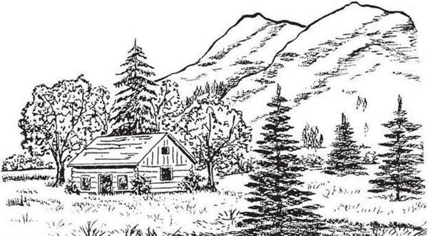 Лесовик раскраска