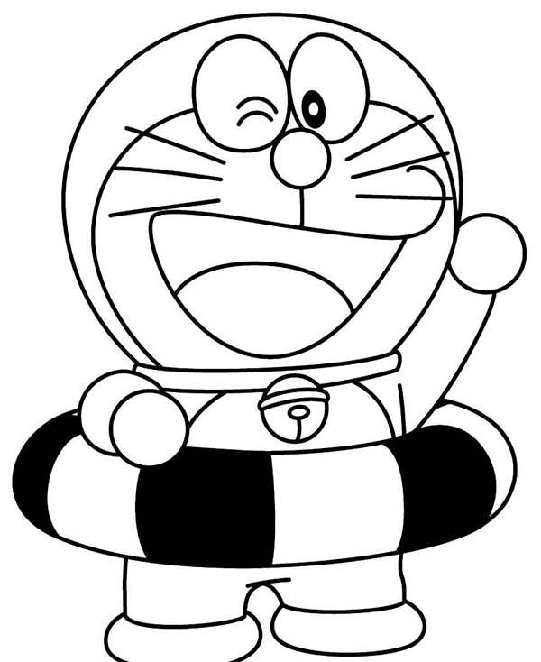 Doraemon раскраска
