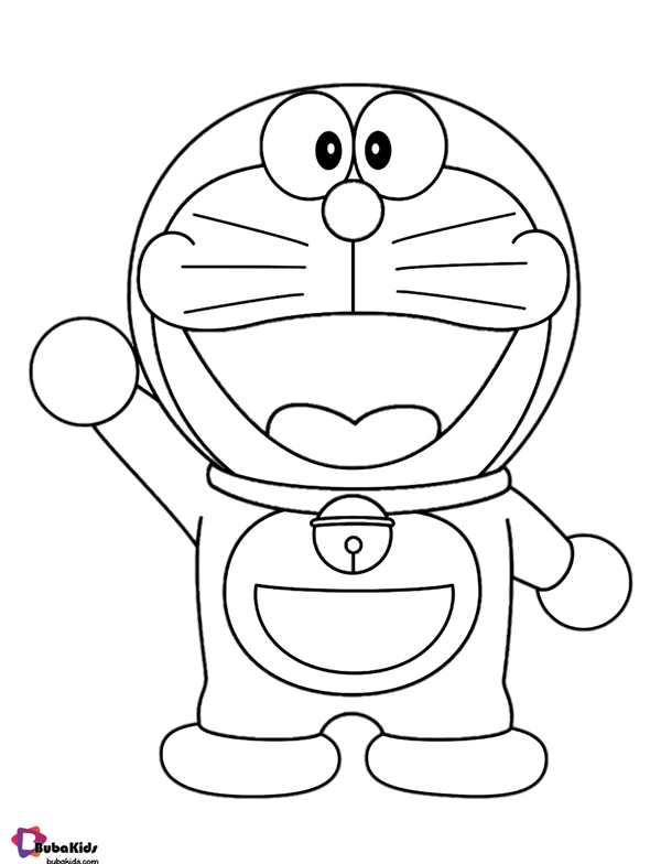 Doraemon раскраска