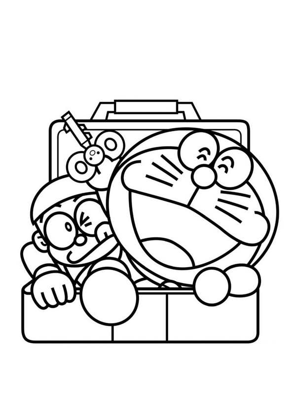 Doraemon раскраска