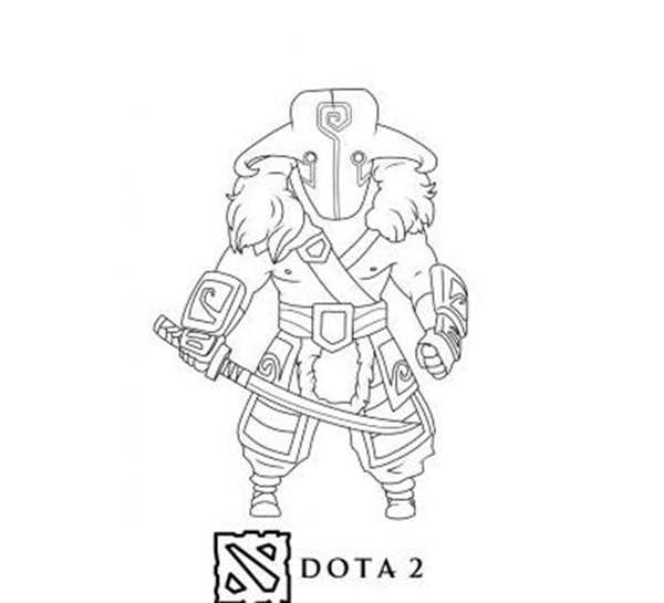 Раскраска дота 2 герои