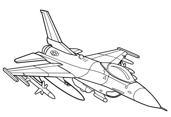 Раскраска Дозорный Самолёт А50