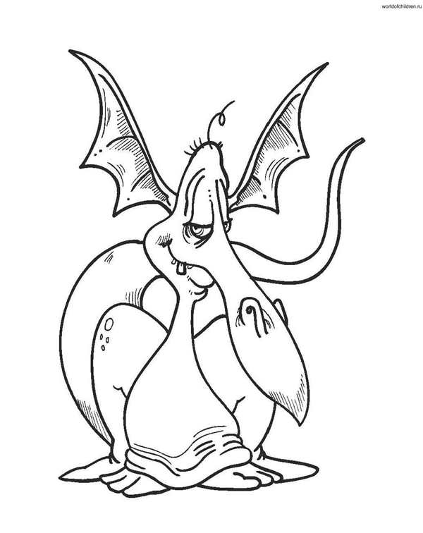 Дракончик рисунок