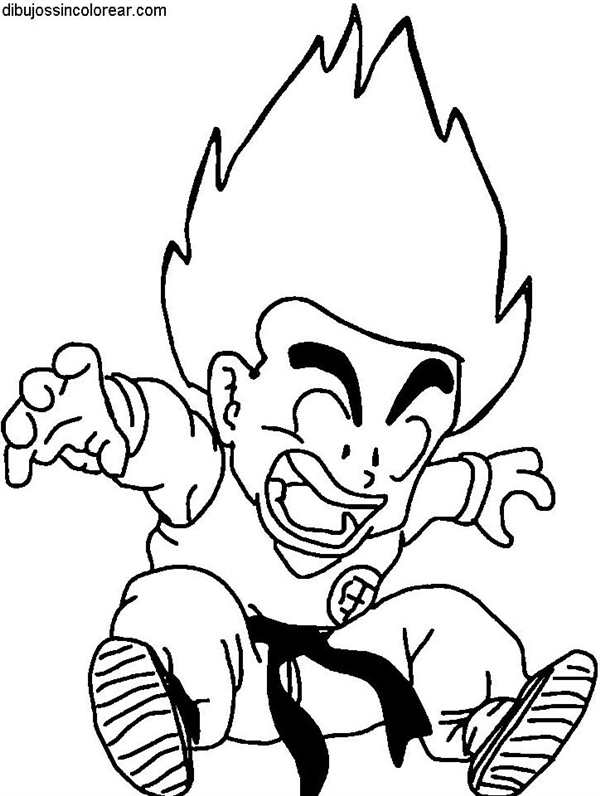 Раскраска Dragon Ball z