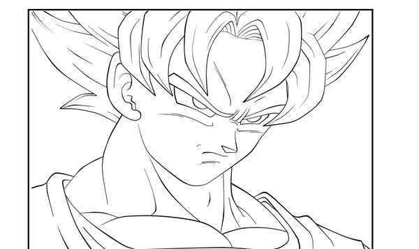 Dragon Ball раскраска
