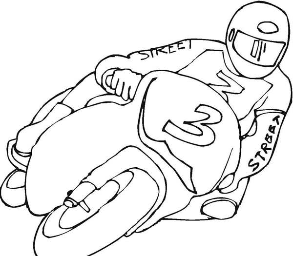 Harley Davidson Coloring раскраска