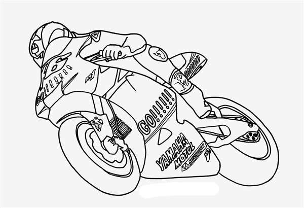 Раскраска мотоцикл Ducati