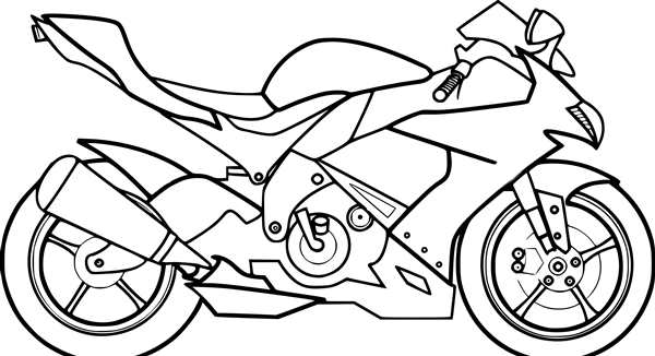 Раскраска мотоцикл Honda cbr1000rr