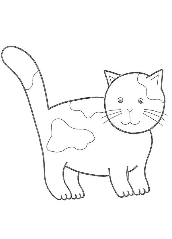 Раскраска дворовые коты