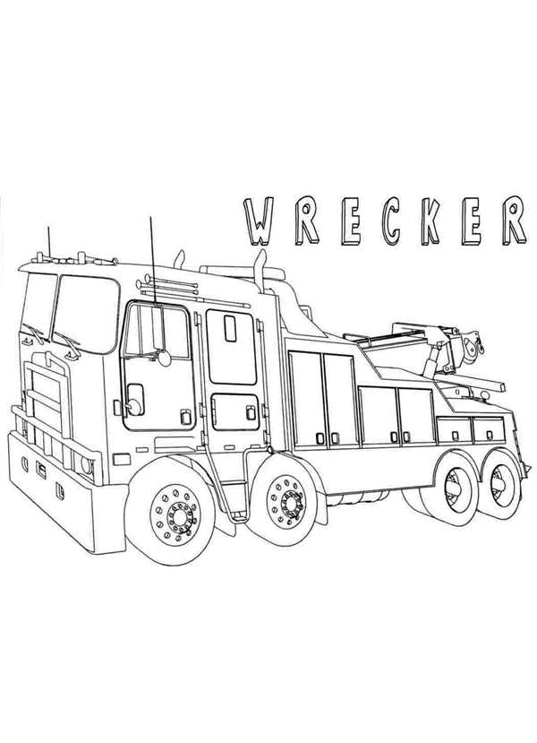 Раскраска автовоз