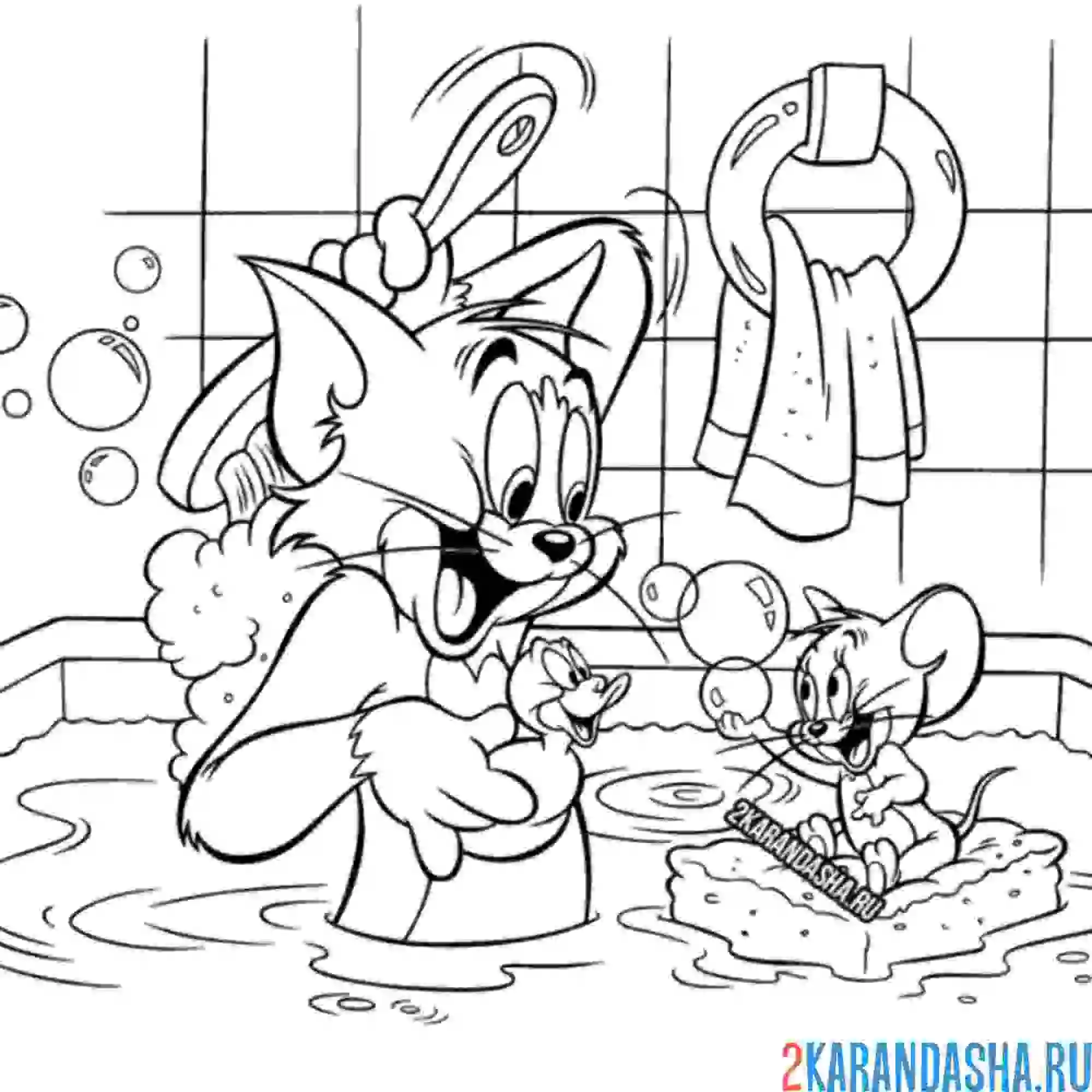 Tom and Jerry Coloring