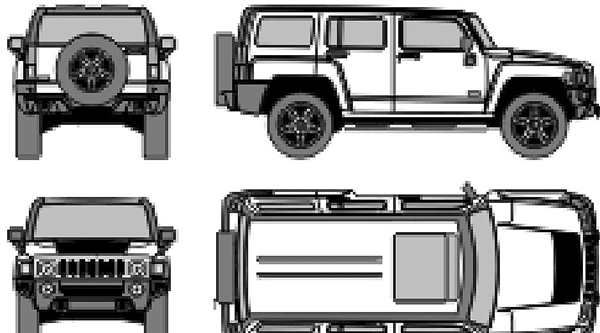 Hummer h3 Blueprint