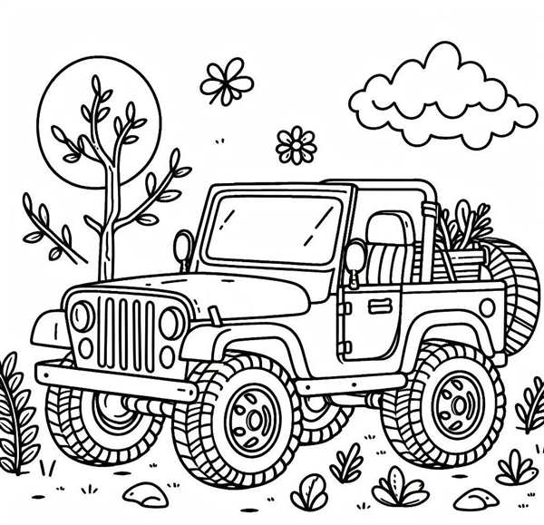 Раскраска Мерседес Гелендваген g63