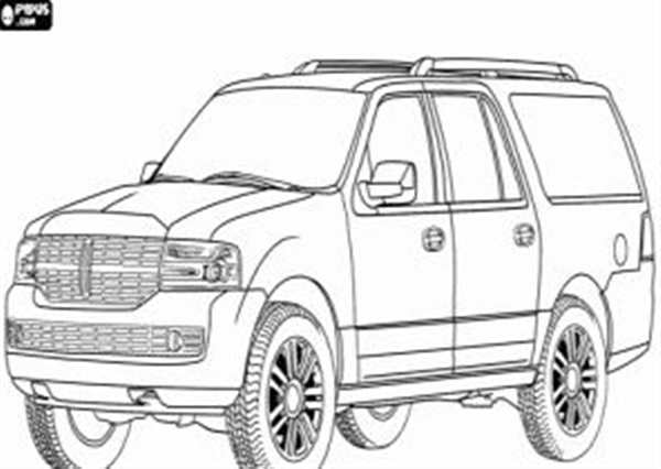 Раскраска Джипа Ford Bronco Веселье в Красках