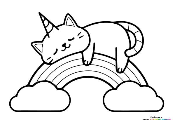 Раскраска. Котики