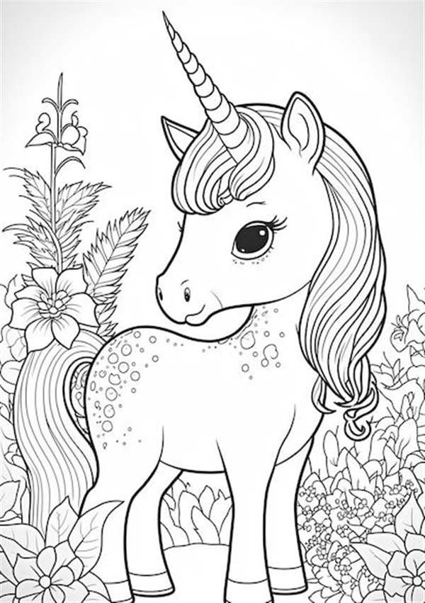 Раскраска Единорожка в ХэллоуинCreativeFun