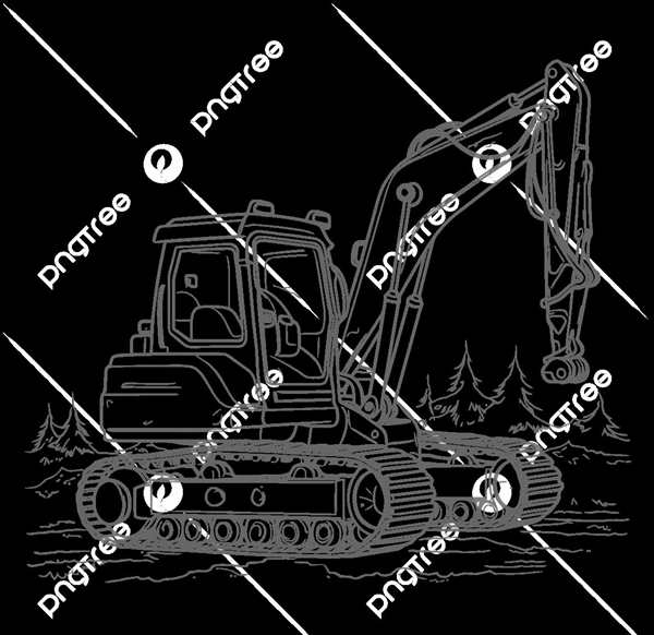 Экскаватор погрузчик JCB раскраска
