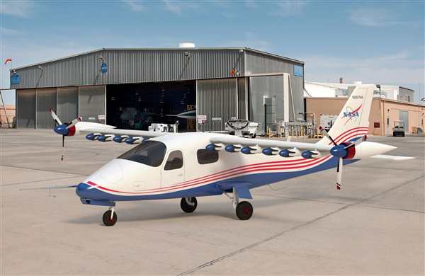 Раскраска Электрического Самолёта X57