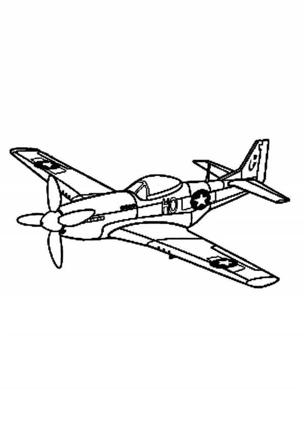 Раскраска Электрического Самолёта X57