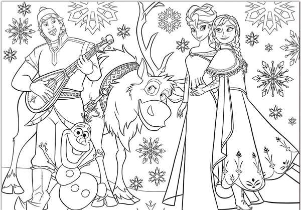 Раскраска Anna Elsa