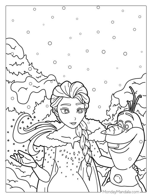 Раскраска Anna Elsa