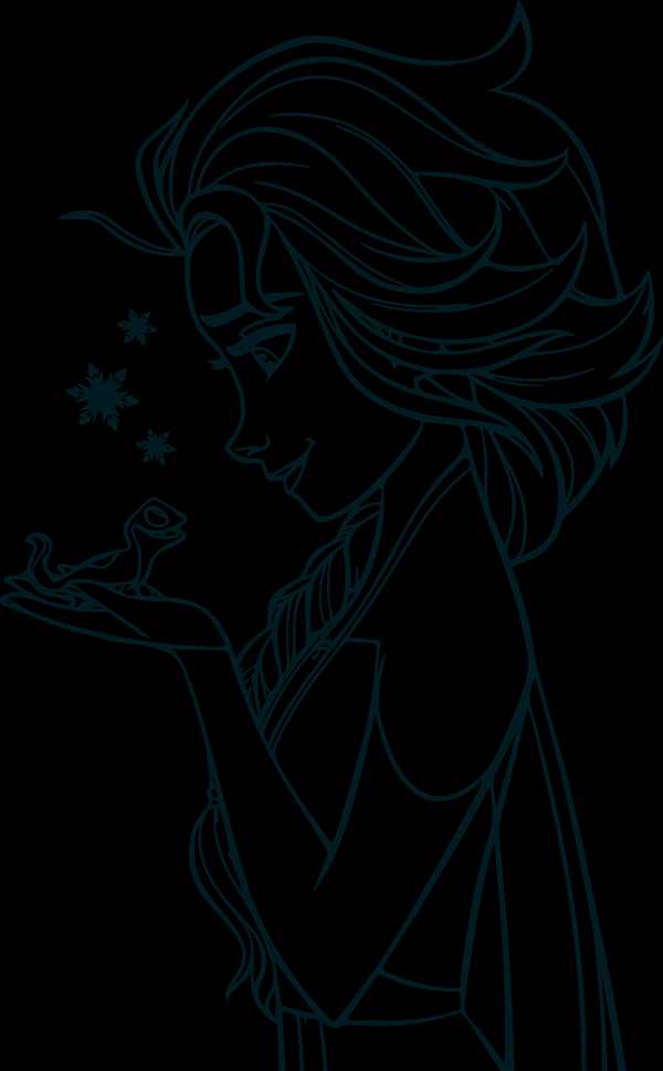Раскраски для девочек Elsa Anna