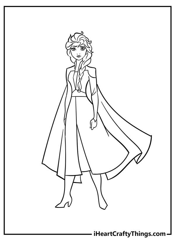 Раскраска Anna Elsa