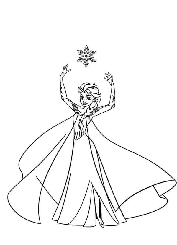 Раскраска Anna Elsa