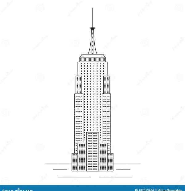 Раскраска ЭмпайрстейтбилдингCreativity Meets Iconic Architecture