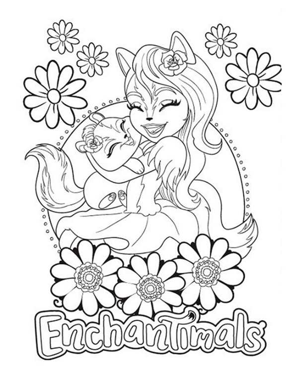 Раскраска Royal Enchantimals