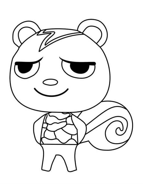 Animal Crossing Coloring Pages