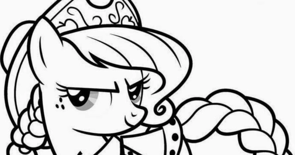 Раскраска my little Pony Эпплджек