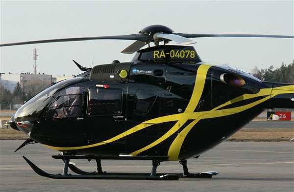 Раскраска Eurocopter ES135 Веселые Активности для Детей и
