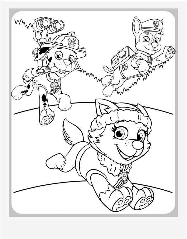 Раскраски для детей Paw Patrol