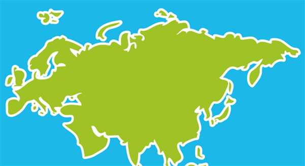 Раскраска Евразия веселые приключения в двух континентах