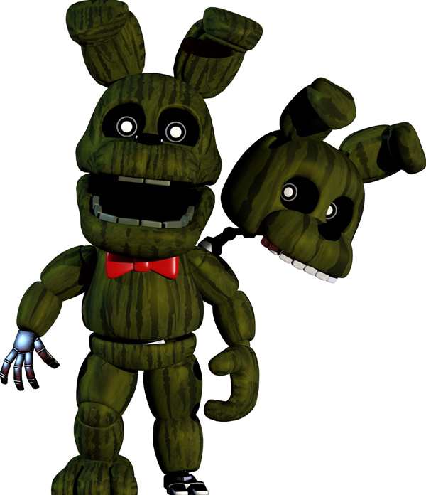 Раскраска Фантома Бонни из FNaF Начни Волшебное Искусство
