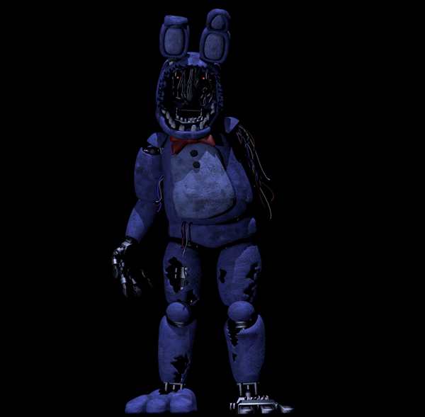 Раскраска Фантома Бонни из FNaF Начни Волшебное Искусство
