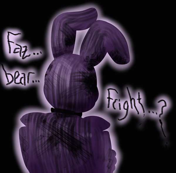 Раскраска Фантома Бонни из FNaF Начни Волшебное Искусство