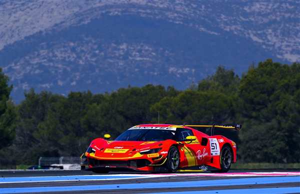 Раскраска Феррари 296 GT3 Ваши Руки На Старт