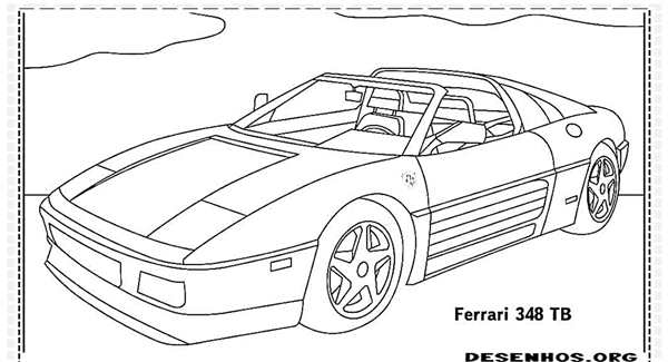 Ferrari рисунок карандашом