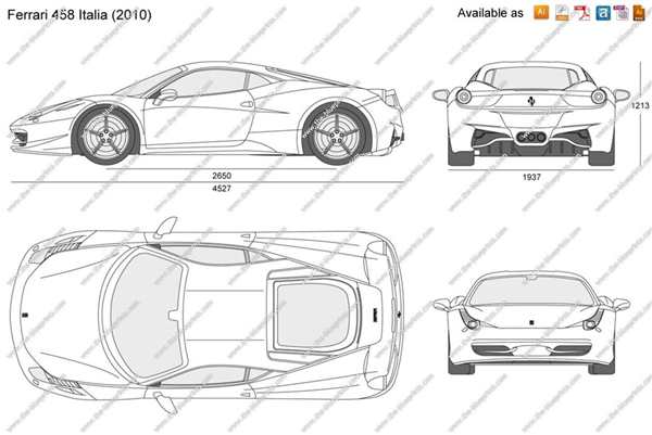 Раскраска Феррари 458 Italia Вместе в Спорткарном Приключении
