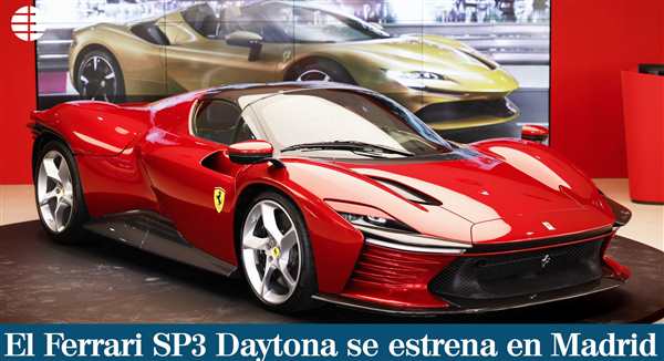 Раскраска Феррари Daytona SP3 Сыграй с цветами