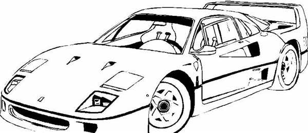 Раскраска Феррари FXX K Малышева АвтоИгра